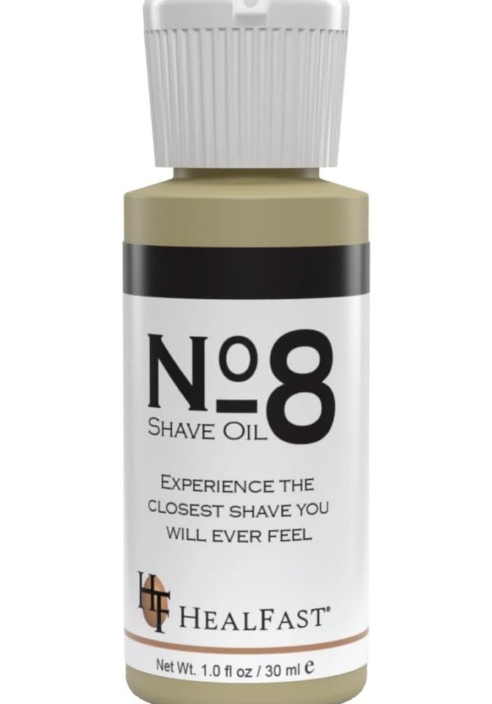HealFast No 8 Shaving Oil - Pre Shave Oil for Men - Image 1
